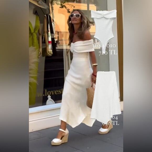 Zara ASYMMETRICAL SKIRT IN RIBBED FABRIC - Picture 2 of 15